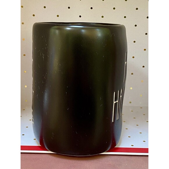 Rae Dunn Artisan Collection HAPPY HAUNTING Black Mug Double Sided Halloween - Picture 4 of 7